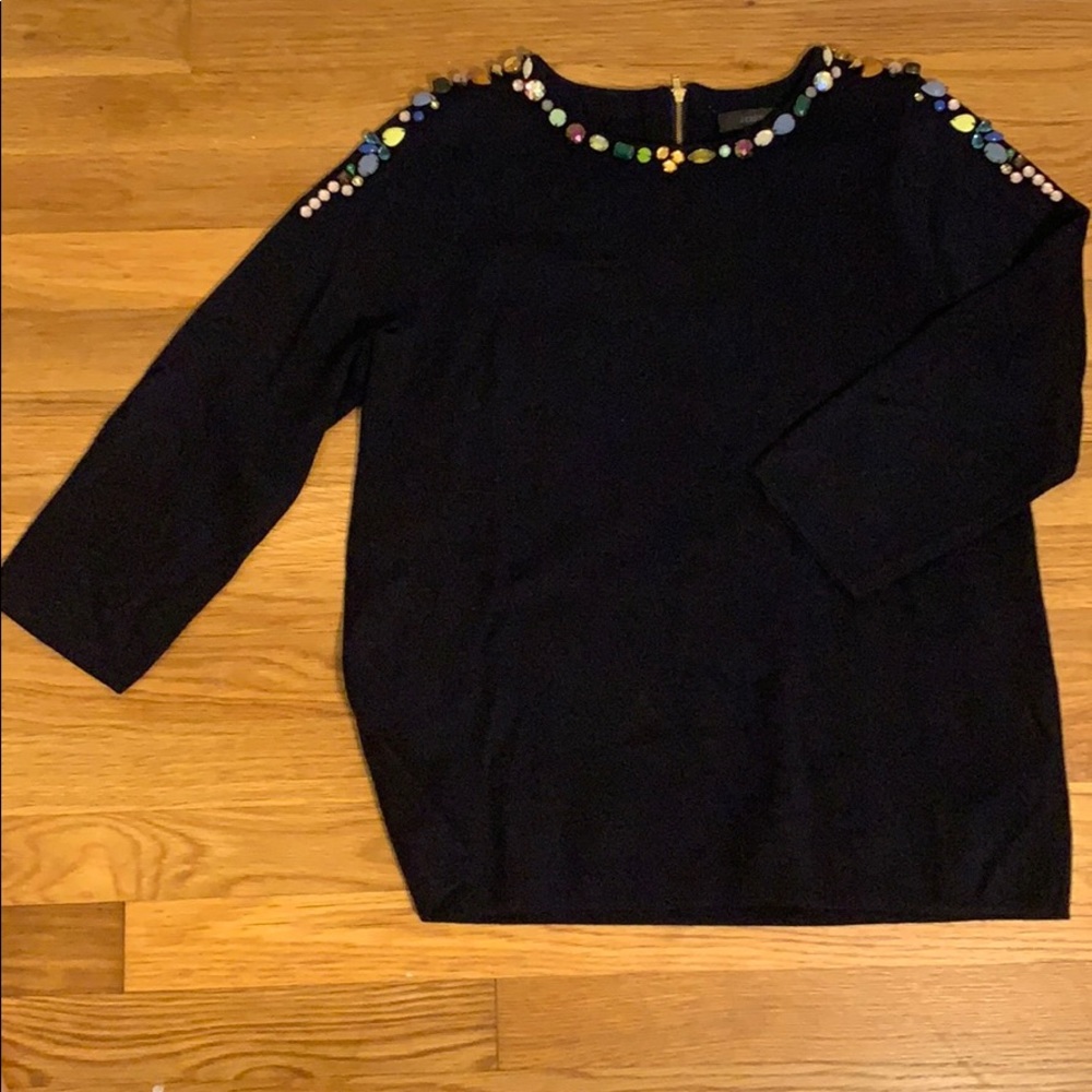 NEVER WORN Jcrew Jeweled Sweater